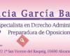 ALICIA GARCÍA BAZÁN PREPARADOR PERSONAL DE OPOSICIONES ALICANTE