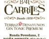 Cafetería-Bar    
