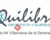 Equilibrio osteopatia y quiromasaje Villanueva de la Serena - Badajoz