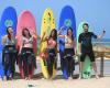 Escuela de Surf on the sea