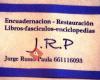 J.R.P Encuadernacion y restauracion de libros