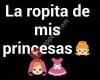 La ropita de mis princesas