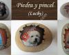 Piedra y pincel - LUCHY. Pintamos tus mascotas