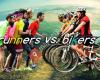 Runners vs Bikers