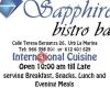 Sapphire restaurant La Marina