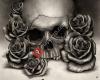 Skull & Roses tattoo
